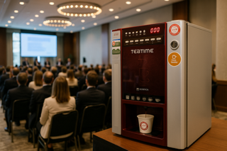 maquina de cafe en un evento